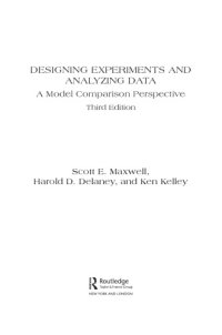 cover of the book Designing Experiments and Analyzing Data. A Model Comparison Perspective