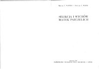 cover of the book Selekcja i wychów matek pszczelich