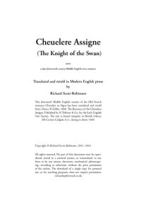 cover of the book Cheuelere Assigne (The Knight of the Swan) : a late-fourteenth century Middle English verse romance