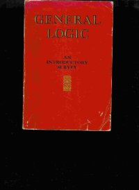 cover of the book General logic: An introductory survey