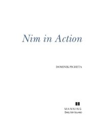 cover of the book Nim in Action