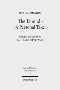 cover of the book The Talmud - A Personal Take: Selected Essays