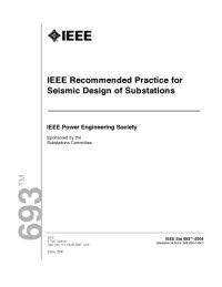 cover of the book IEEE 693-2005: IEEE Recommended Practice for Seismic Design of Substations