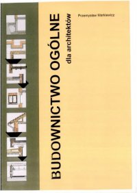 cover of the book Budownictwo ogólne dla architektów