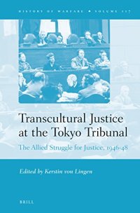 cover of the book Transcultural Justice at the Tokyo Tribunal