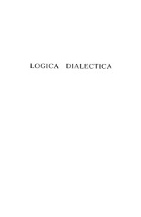 cover of the book Lógica dialéctica