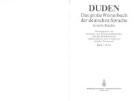 cover of the book DUDEN Das große Wörterbuch der deutschen Sprache in sechs Bänden Band 5: O - So