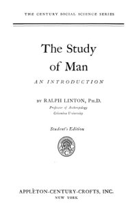 cover of the book The Study of Man