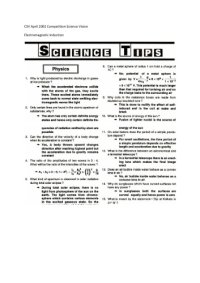 cover of the book CSV April 2002 Electromagnetic Induction Competition Science Vision