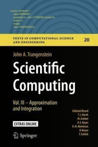 cover of the book Scientific Computing: Approximation and Integration