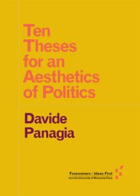 cover of the book Ten Theses for an Aesthetics of Politics