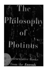 cover of the book The Philosophy of Plotinus - Representative Books from the "Enneads"