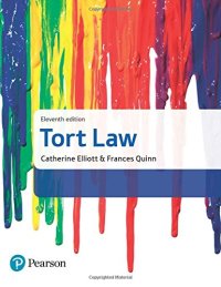 cover of the book Tort Law