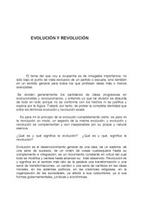 cover of the book EVOLUCIÓN Y REVOLUCIÓN