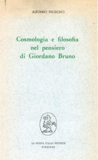 cover of the book Cosmologia e filosofia nel pensiero di Giordano Bruno