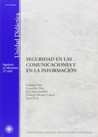 cover of the book Seguridad en las comunicaciones y en la información