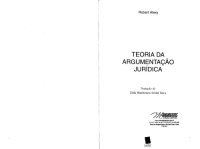 cover of the book Teoria da argumentação juridica