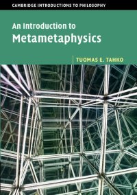 cover of the book An introduction to metametaphysics