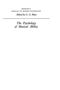 cover of the book The Psychology of Musical Ability