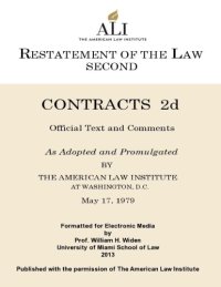 cover of the book Restatement of the Law Second (R2K)