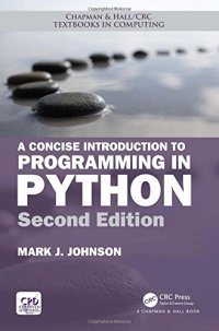 cover of the book A Concise Introduction to Programming in Python, Second Edition