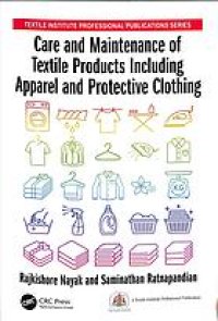 cover of the book Care and Maintenance of Textile Products Including Apparel and Protective Clothing