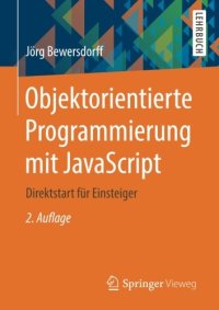 cover of the book Objektorientierte Programmierung mit JavaScript: Direktstart für Einsteiger