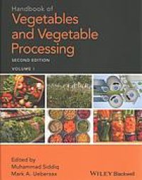 cover of the book Handbook of vegetables and vegetable processing