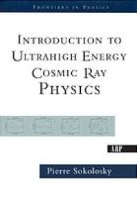 cover of the book Introduction To Ultrahigh Energy Cosmic Ray Physics