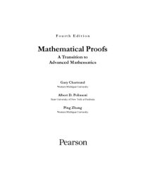 cover of the book Mathematical Proofs. A Transition to Advanced Mathematics