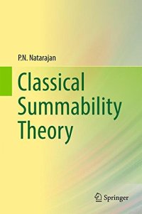 cover of the book Classical Summability Theory