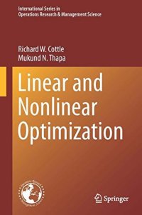 cover of the book Linear and Nonlinear Optimization