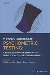 cover of the book The Wiley handbook of psychometric testing : a multidisciplinary reference on survey, scale, and test development