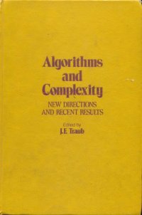 cover of the book Algorithms and Complexity. New Directions and Recent Results