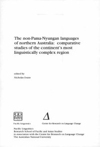 cover of the book The Non-Pama-Nyungan Languages of Northern Australia: Comparative Studies of the Continent’s Most Linguistically Complex Region