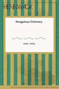 cover of the book Nunggubuyu dictionary