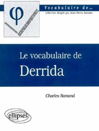 cover of the book Vocabulaire de Derrida