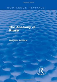 cover of the book The Anatomy of Prose