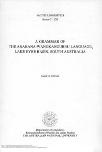 cover of the book A grammar of the Arabana-Wangkangurru language, Lake Eyre Basin, South Australia