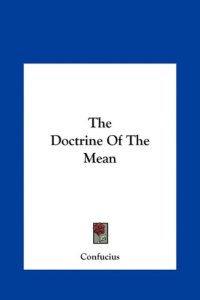 cover of the book THE DOCTRINE OF THE MEAN