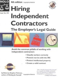 cover of the book Hiring Independent Contractors: The Employer's Legal Guide (Working With Independent Contractors)