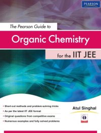 cover of the book The Pearson Guide to Organic Chemistry for  IIT JEE