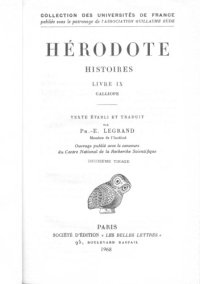 cover of the book Hérodote: Histoires. Livre IX Calliope