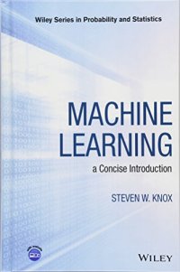 cover of the book Machine Learning: a Concise Introduction