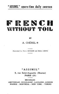 cover of the book French without toil [book and audio]