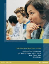 cover of the book Statistics for the behavioural and social sciences.