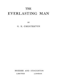 cover of the book The Everlasting Man