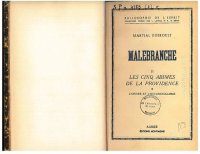 cover of the book Malebranche - Les cinq abîmes de la providence - L’ordre et l’occasionalisme