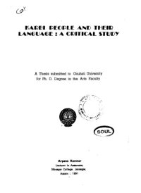 cover of the book Karbi people and their language: a critical study