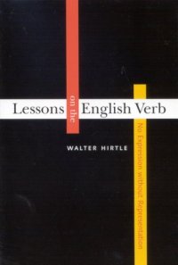 cover of the book Lessons on the English Verb: No Expression Without Representation